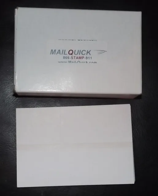 Fiches double ruban adhésif compteur postal MailQuick