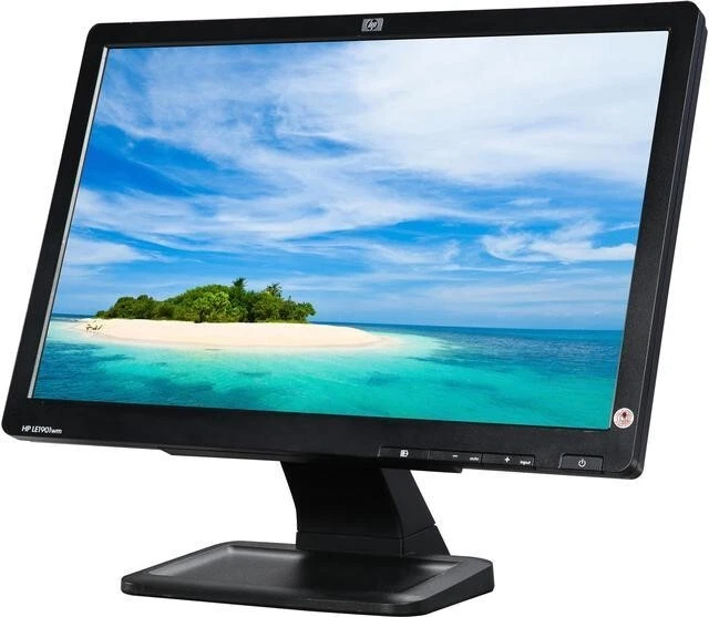 HP LCD Monitor 19” Inch Screen VGA With Stand 1440 x 900 | Model LE1901w