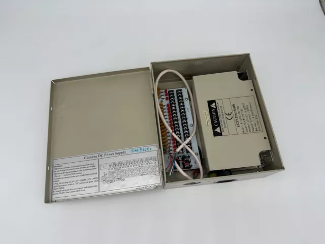 12V 20A 18P Power Supply Box Distribution for CCTV DVR System W Security Camera