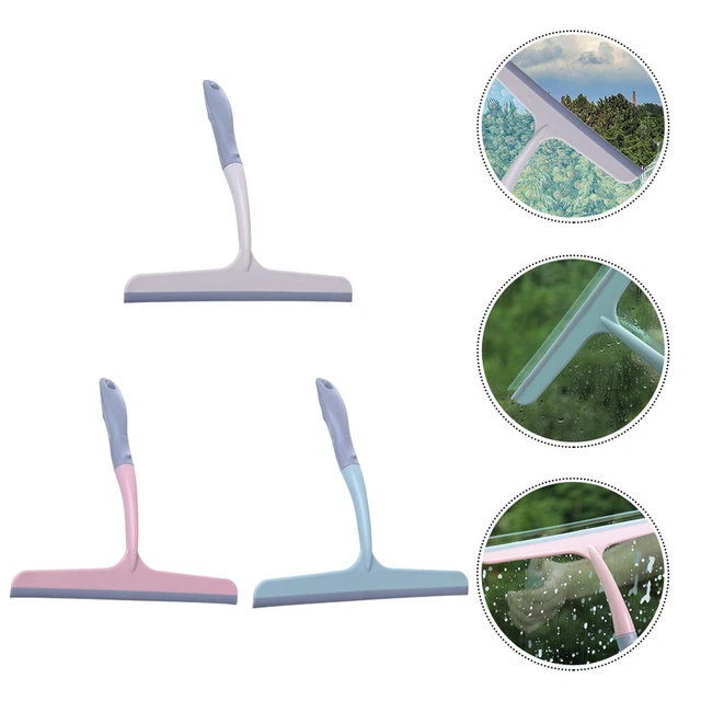 3 piezas raspador de ventana extractor de ducha de plástico para baño