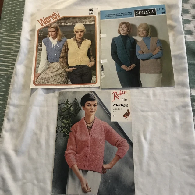 Patrones de tejido vintage para mujer