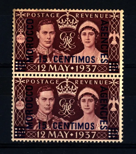 MOROCCO - MAROCCO - 1937 - Incoronazione di Re Giorgio VI. Coppia