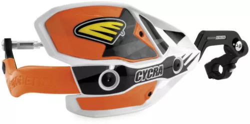 Cycra Ultra Probend CRM Wrap Around Handguards White/Orange for 1 1CYC-7408-22X