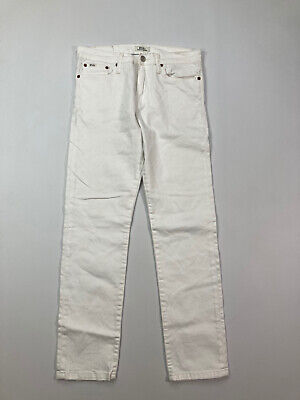 RALPH LAUREN Jeans - Age 14-16y - W30 L28 - White - Great Condition - Girls