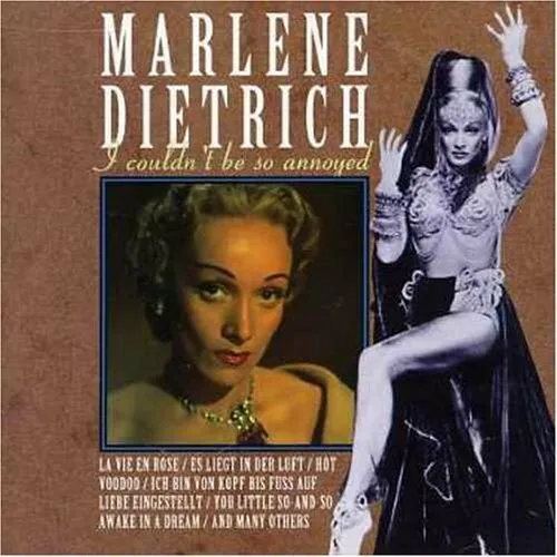 Marlene Dietrich [CD] I couldn't be so annoyed (19 tracks, 1992, BEL)