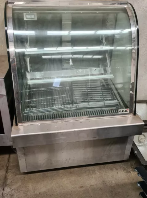 FED floorstanding commercial hot display case, 900mm