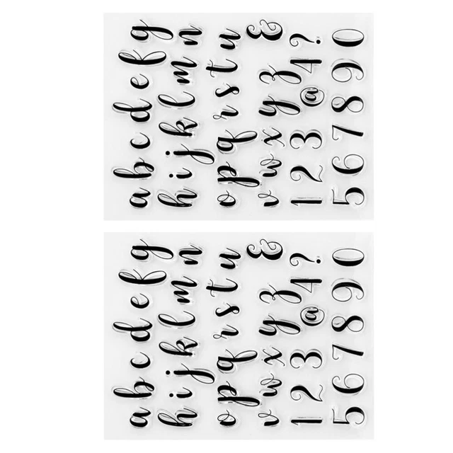 2 Sets Kieselgel Briefsiegel Von Hand Gestanzte Schablonen DIY-Scrapbooking 3