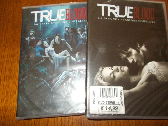 Lotto Box Dvd True Blood - Prima Seconda E Terza  Stagione Complete Serie 1 2 3