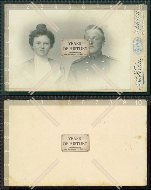 Orig. Foto CDV Portrait Soldat