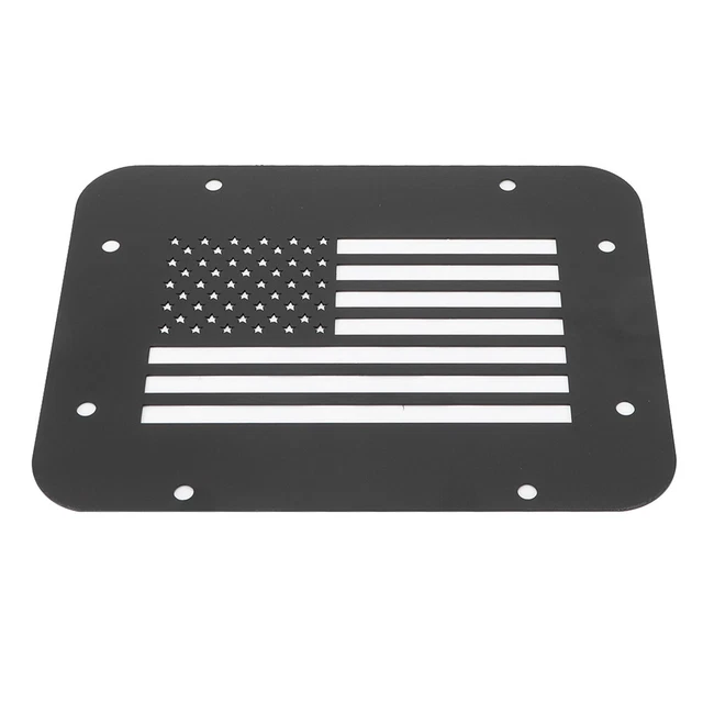 Qii Lu Vent Plate Cover US Flag Type Tailgate Vent Cover For Wrangler JK 2 Or 4