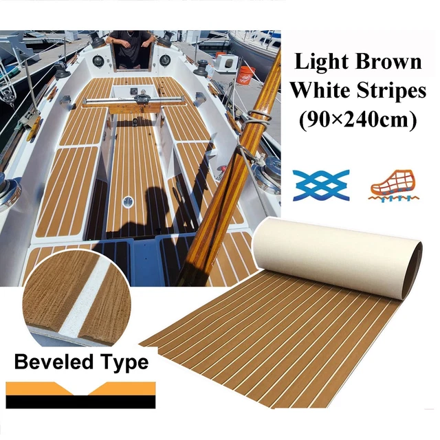 Tapis En EVA Gris 47.24x11.81 Pouces - Revêtement Pour Bateau, Voiture - NEUF