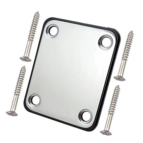 Wandic Guitare électrique avec vis de plaque de manche pour Strat Tele Guitar...