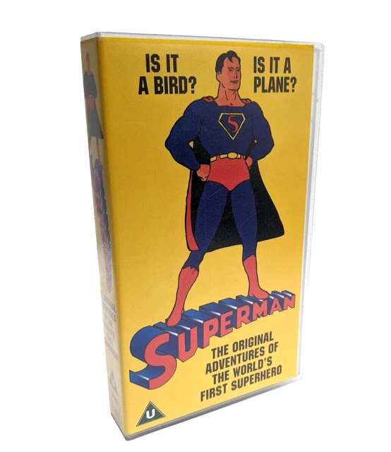 SUPERMAN THE ORIGINAL Adventures 1940s 🦸VHS 1994 release Animation ...