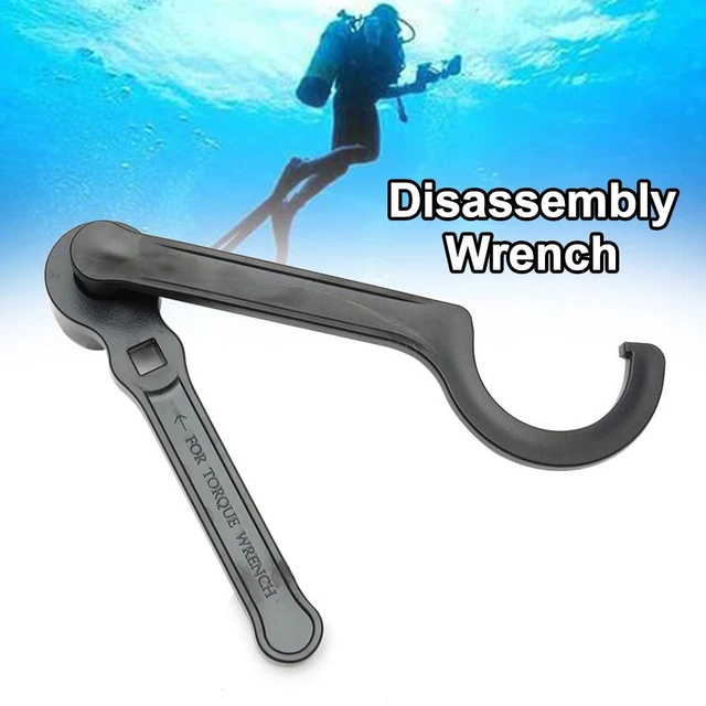 BCD Herramienta de montaje de tuercas Llave de desmontaje Accesorios de buceo
