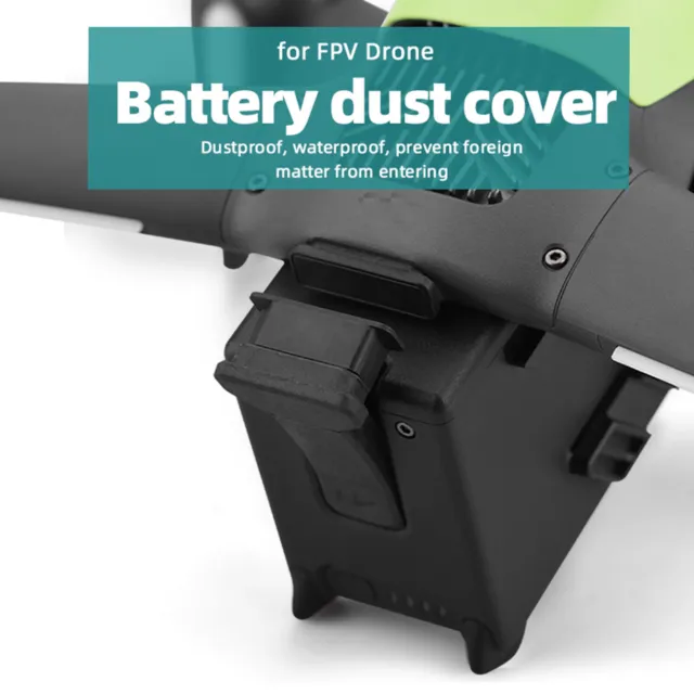 Batería enchufe de polvo conexión de carga funda protectora para DJI FPV Combo Drone