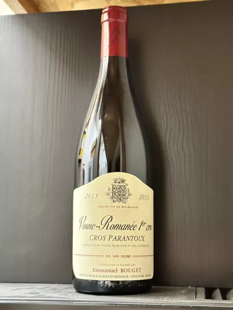 Emmanuel Rouget Cros Parantoux 2013 Vosne - Romanée Grand vin 1er cru Jayer wine