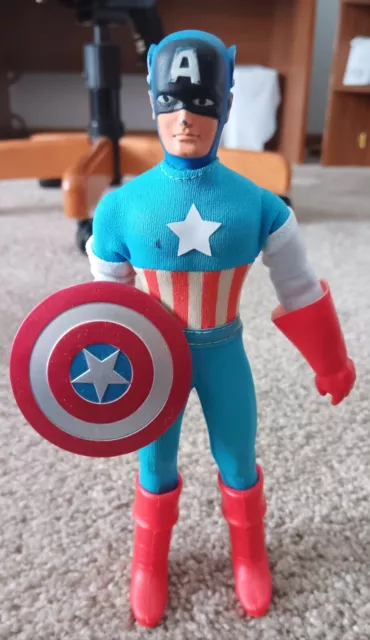 1974 Mego Captain America Marvel Comics Vintage 8" Action Figure