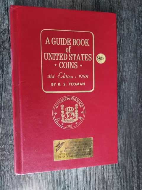 A Guide book of United States coins 1988 41th edition hardcover Yeoman