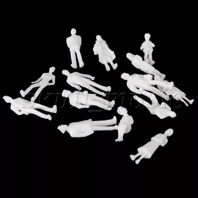 5 Set of 100 Model Train People Figure Passengers 1:100 RC HO Scale Toys