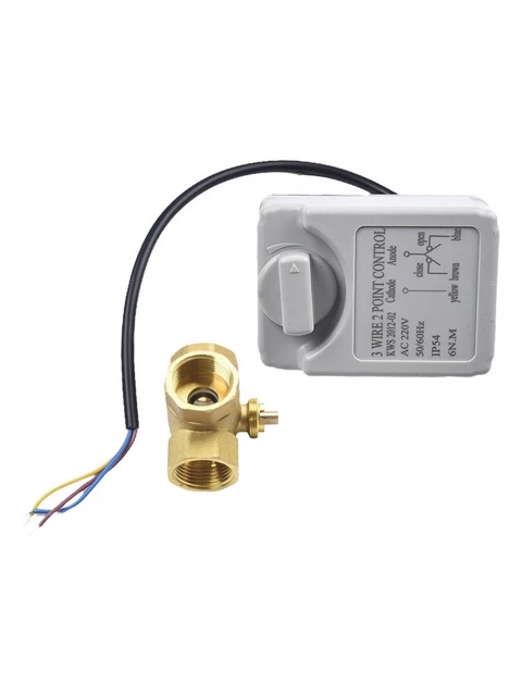 Fiktionsbescheinigung 81 Abs 3 Satz 1 BRAND NEW HOME Improvement Ball Valve 3 Way Valve Actuator 2-Control