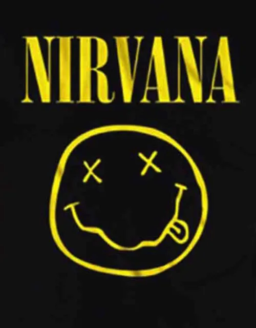 Nirvana Yellow Smiley T-Shirt. Large. New. Official Product.