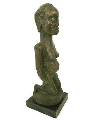 Chokwe Queen Maternity Figure Angola African Tribal Art Statue 21'' Inches Tall