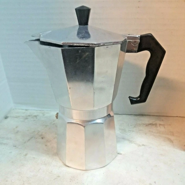 VINTAGE ITALIAN EXPRESSO Stovetop Coffee Maker Aluminum 9.99 PicClick