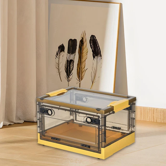 Boîte De Rangement Verrouillable Avec Serrure à Combinaison - 30x20x16cm, Blanc, Pliable - Pour Médicaments, Objets De Valeur, Armoire