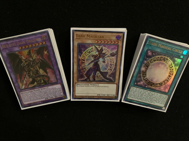 Yugioh Complete Dark Magician Deck! Red-Eyes Dark Dragoon Eye of  *Hot* + Bonus!