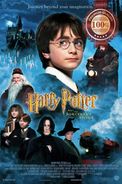 Harry Potter And The Sorcerers Stone V2 2001 Movie Original Print Premium Poster