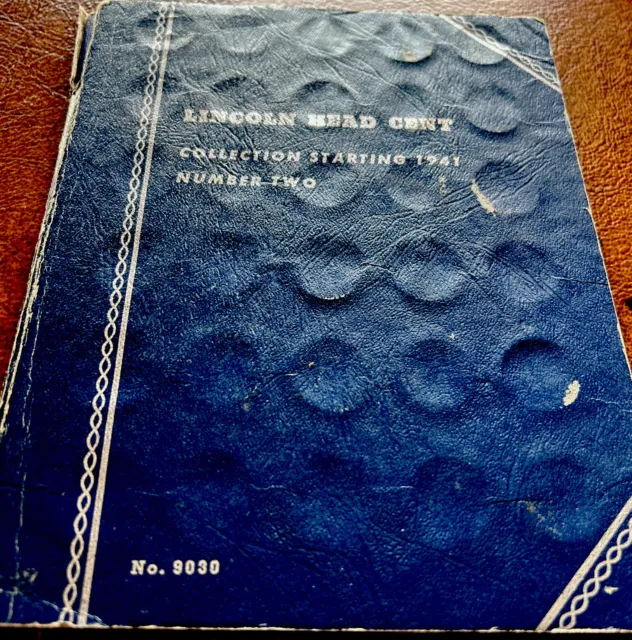 88 Coins, Lincoln Cent Book 1941-1976 Whitman Coin Folder Number Two - See Pics