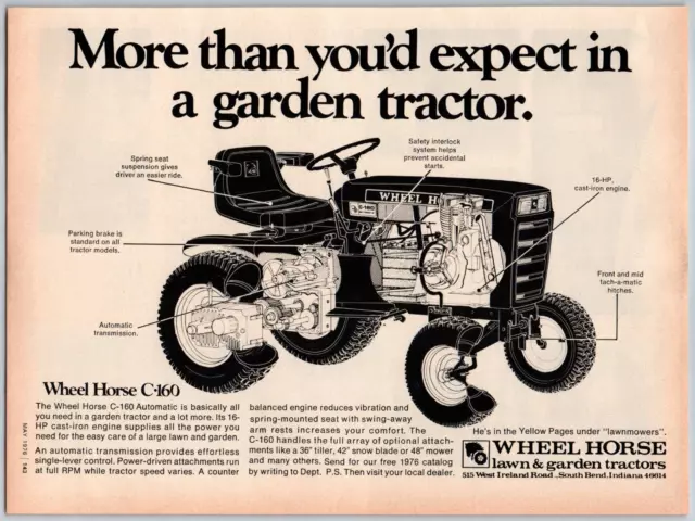 1976 wheel horse tractor best sale