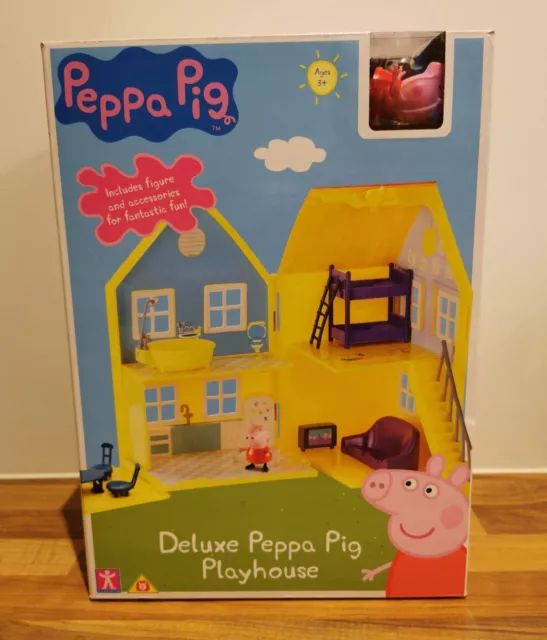 Autentica casa da gioco deluxe Peppa Pig - Nuova di zecca e sigillata. Casa dei giocattoli regalo
