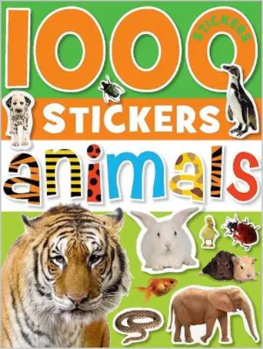 Bugbird Tim 1000 Stickers Animals Book NEU