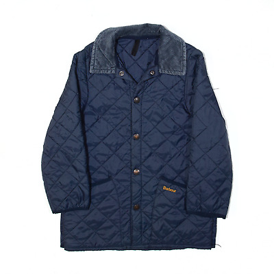 BARBOUR Blue Quilted Jacket Boys M