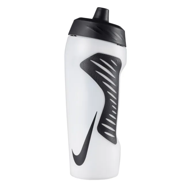 Nike Hyperfuel Exercise Fitness Hydration Water Bottle 18oz/510ml - Clear/Black