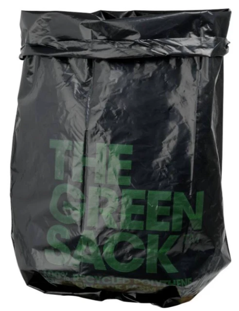 Sacchetti Cestino Resistenti Sacco Verde 20L Polietilene Nero70 Micron Confezione da 30 P2RS
