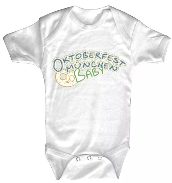 Baby Body hochwertige Qualitäts Bodys 6-24 Monate Oktoberfest Baby 08349