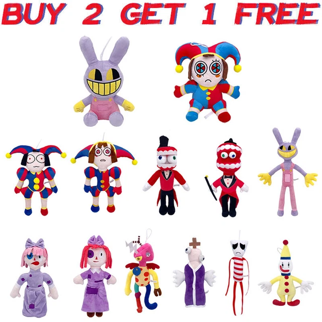 THE AMAZING DIGITAL Circus Jax Plush Toy Rabbit Stuffed Doll Kids ...