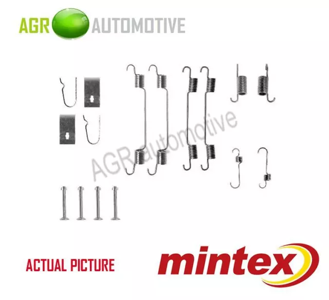 Mintex Rear Brake Shoes Set Fitting Kit Pin Springs Genuine Quality - Mba722