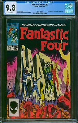 Fantastic Four #280 ❄️ CGC 9.8 WHITE PGs ❄️ Psycho-Man & Hate Monger Marvel 1985