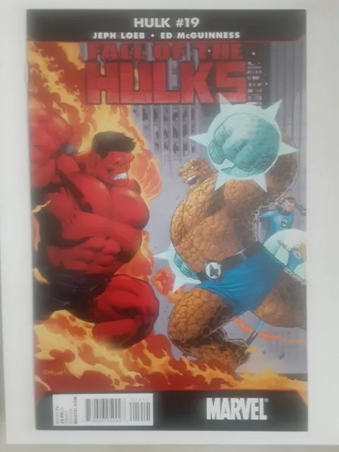 Hulk 19 Loeb Mcguinness Vol 3 Fall Of Nm Thing Red Hulk Klaw She Savage 1 Copy