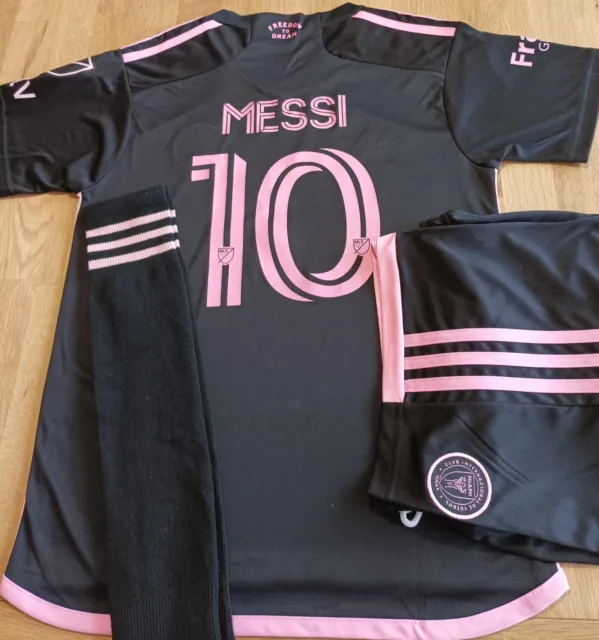 Messi tenue enfant Messi Inter Miami Black Away choix de 8 à 14 ans nouveau 2024