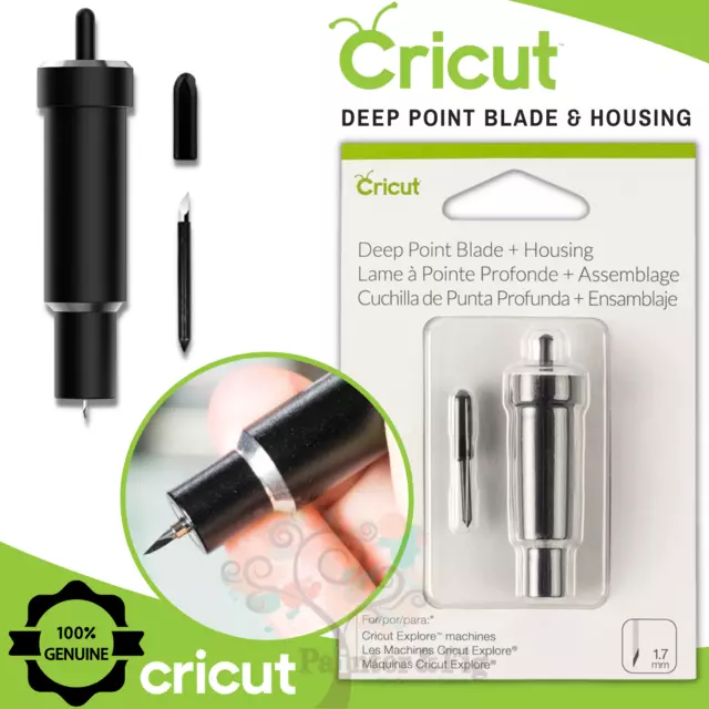 Cricut Deep Point Blade & Housing, Cricut Maker & Explore & Extra Blades GENUINE