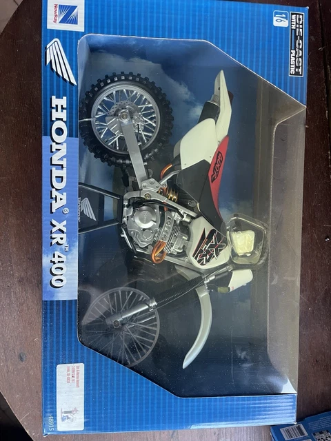 NEW RAY HONDA XR 400R SWAT Dirt Bike Police Motorcycle 1:6