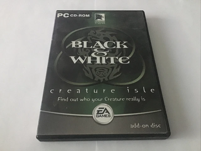 Black & White: Creature Isle (Add-On) PC CD-ROM - FREE UK POST (2/23)
