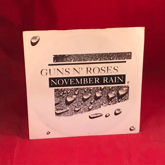 GUNS N ROSES November Rain 1992 UK 7" vinyl single Sweet Child O' Mine 45