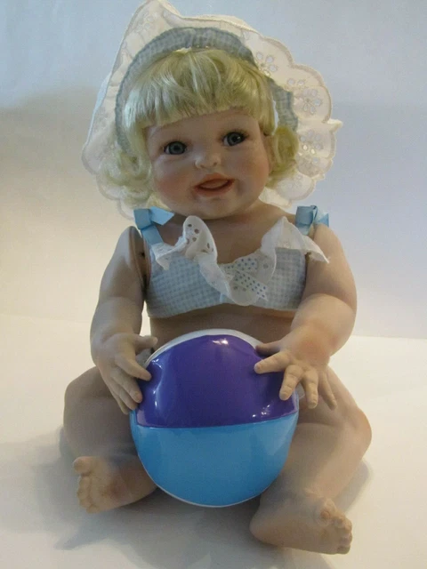 The Hamilton Colletion Porcelain Doll "Sally" By Cindy Marschner Rolfe