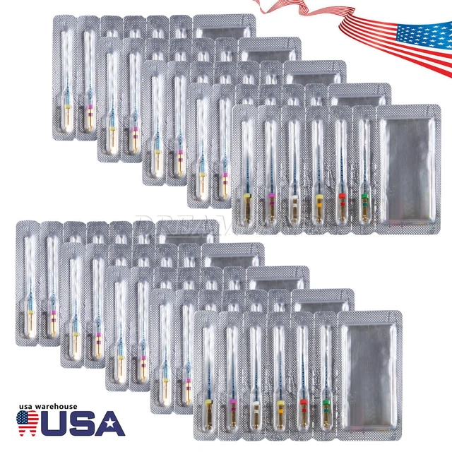 10 KITS DENTAL Endodontics Super Taper Rotary NiTi Files 25mm Fit Endo