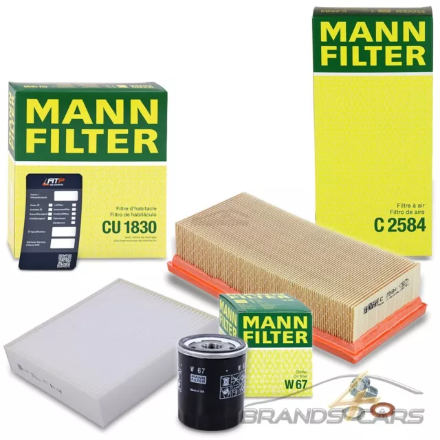 Mann-Filter Inspektionspaket Filtersatz A Für Mitsubishi Colt 6 1.1 1.3 04-12